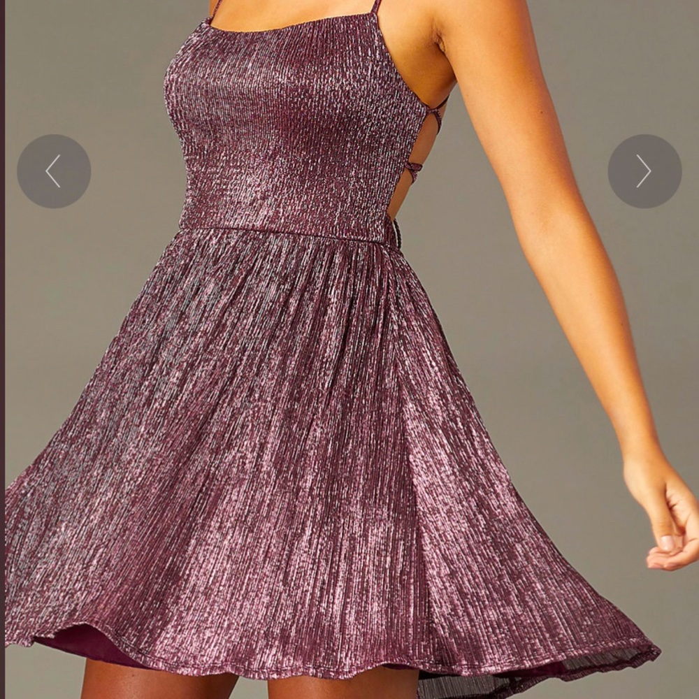 City Triangles purple cocktail dress